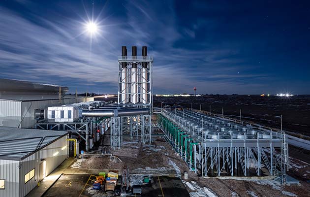 Bob Glanzer Generating Station by moonlight